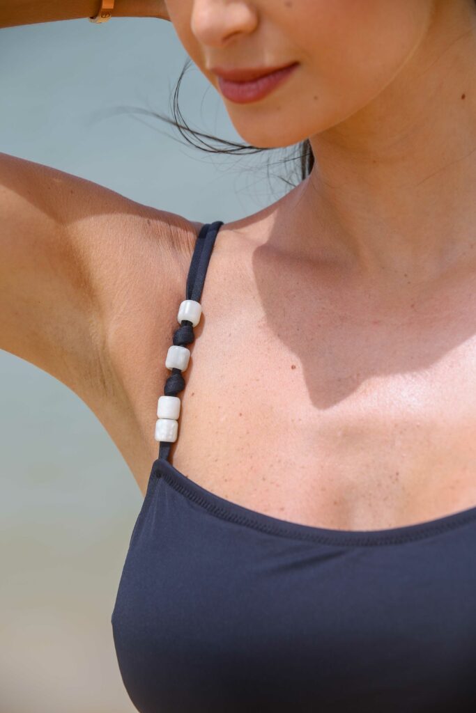 Haut de maillot de bain Bandeau Léonie Noir