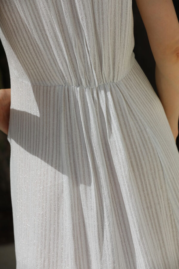 Robe décolleté Blanche – Image 5