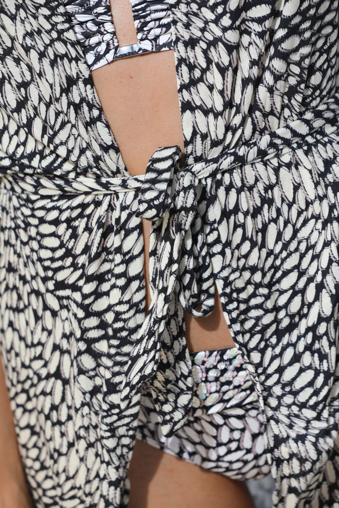 Kaftan long Iris Écaille – Image 5