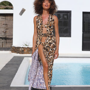 Tunique Darling longue Léopard