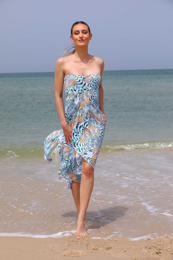 jupe et robe de plage océan